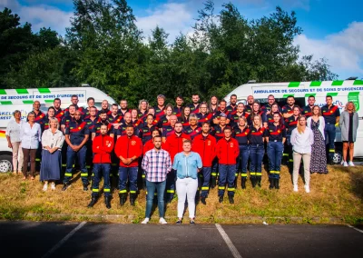 Ambulances Askell Brest Photographie photo drone brest ambulancier secours sauvetage photo équipe