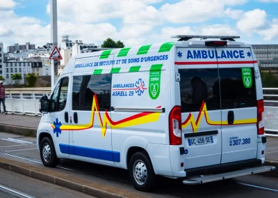 Ambulances Askell Brest Photographie photo drone brest ambulancier secours sauvetage