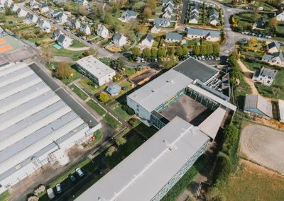 Lycée Pleyen batiment photo drone photographie brest 10