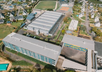 Lycée Pleyen batiment photo drone photographie brest 11