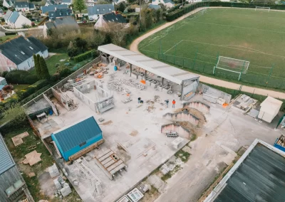 Lycée Pleyen batiment photo drone photographie brest 2