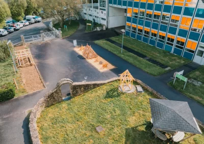Lycée Pleyen batiment photo drone photographie brest 5