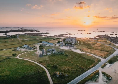 Ménéham vue drone bto côte des légendes bdc production