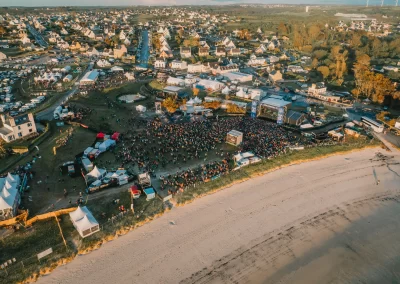 Petites folies Lampaul Plouarzel Festival drone vue aérienne