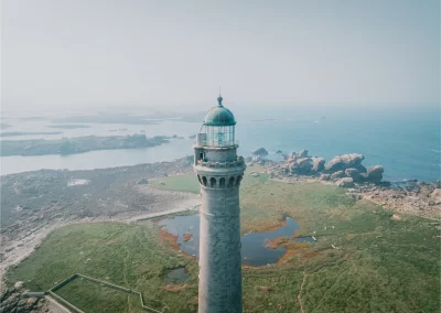balade ile vierge brume drone