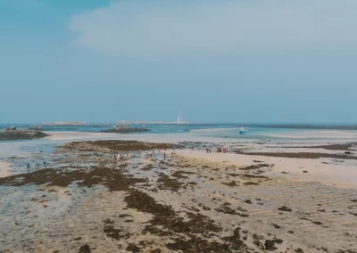 paysage maritime breton drone